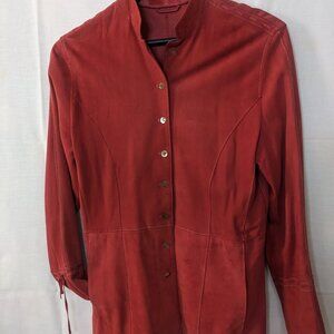Gimo's Pelle Leather Women's Salmon Jacket Size 10